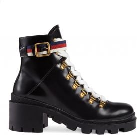 Gucci Trip Lug Sole Combat Boot  Women    Nordstrom at Nordstrom