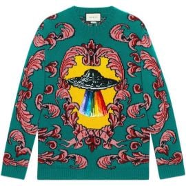 Gucci UFO graphic Sweater at Farfetch