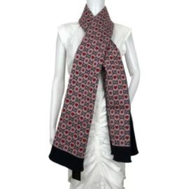 Gucci Womenaposs Scarf Embellished Red amp Dark Blue Detail Monogram GG Pink DM16 eBay at eBay