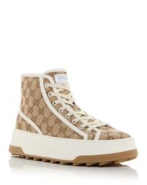 Gucci Womens GG High Top Sneakers Bloomingdales at Bloomingdales