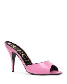 Gucci Womens High-Heel Slide Sandals Bloomingdales at Bloomingdales