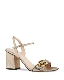 Gucci Womens Marmont High Block Heel Sandals Bloomingdales at Bloomingdales