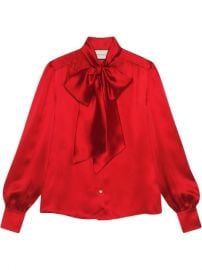 Gucci pussy-bow Neck Blouse - Farfetch at Farfetch