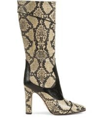 Gucci snakeskin-print Leather Boots - at Farfetch