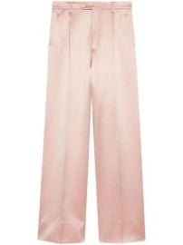 Gucci straight-leg Satin Trousers - at Farfetch