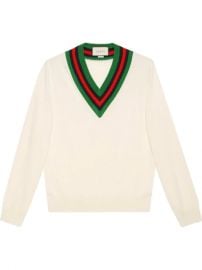 Gucci v-neck Knit Jumper - Farfetch at Farfetch