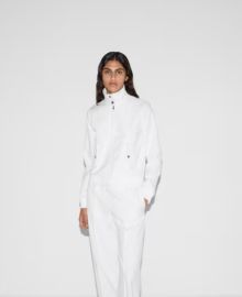 Gucci white GG jacquard zip jacket at Gucci