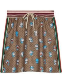 Gucci x Doraemon Fujiko Pro technical jersey skirt at Farfetch