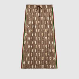 Gucci x Doraemon technical jersey skirt at Gucci