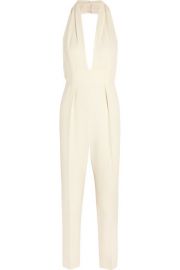 GucciandnbspandnbspHalterneck silk-cady jumpsuit at Net A Porter