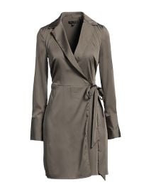 Guess Adair Wrap Dress in Asphalt Green at Yoox