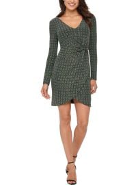 Guess Geo Print Side Twist Wrap Dress at Walmart