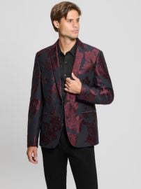 Guess Jacquard Floral Blazer at Guess