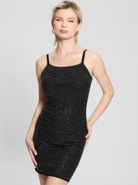 Guess Khloe Rhinestone Sweater Dress at Guess