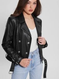 Guess Olivia Leather Jacket at Guess