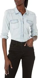 Guess Riley Denim Shirt in Daydream Blue Wash at Amazon