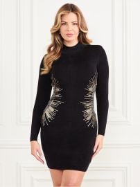 Guess Sparkler Sequin Velour Dress at Guess