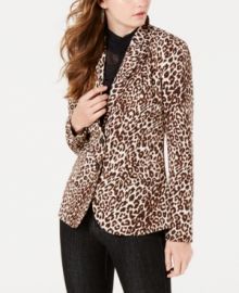 Guess Stefani Leopard Blazer at Macys