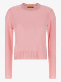 Guest In Residence Shrunken crew-neck Sweater | Pink | FARFETCH at Farfetch