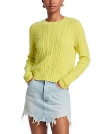 Guest in Residence Cashmere Cable Knit Sweater Bloomingdales at Bloomingdales