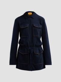 Guest in Residence Industry Cashmere Drawstring Mini Dress | Saks Fifth Avenue at Saks Fifth Avenue