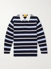Guest in Residence Striped Rubgy in Midnight Multi at Mr Porter