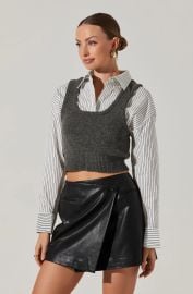 Guinevere Layered Sweater Vest Top ASTR the Label at ASTR The Label