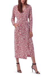 Guitain Long Sleeve Faux Wrap Dress at Nordstrom