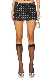 Guizio Halstead Skirt In Black at Revolve