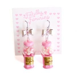 Gumball Machine Earrings by Fatally feminine Designs at Fatally feminine Designs