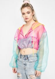 Gumdrop Gurl Cropped Jacket by Dolls Kill at Dolls Kill