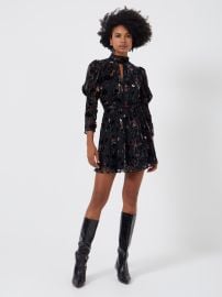 Guthern Burnout Mini Dress US at French Connection