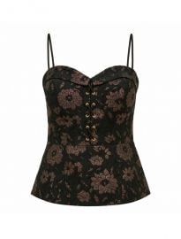 Gwen floral lace up top at Ever New