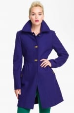 Gwen's purple DKNY coat at Nordstrom