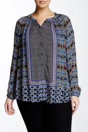 Gypsy Ikat Blouse Plus Size at Nordstrom Rack