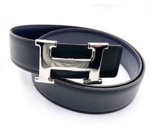 H LEATHER BELT at Vestiaire Collection