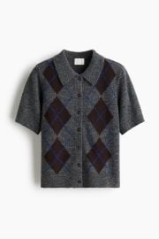 H M Cardigan with Collar at H&M