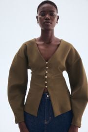 H M Cardigan with defined waist at H&M