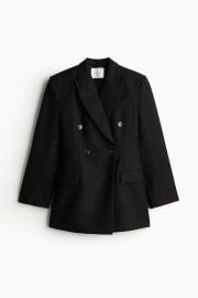 H M Defined Waist Double Breasted Blazer at H&M