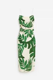 H M Draped Bodycon Dress at H&M