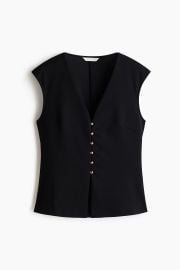 H M Interlock Vest at H&M
