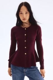 H M Peplum Cardigan at H&M