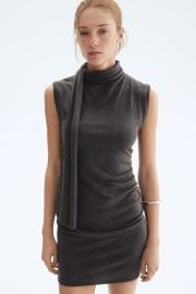 H M Scarf Collar Dress at H&M