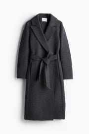 H M Tie Belt Coat at H&M