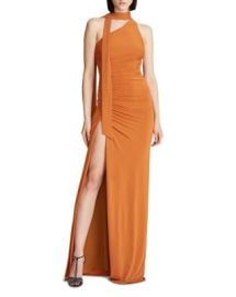 HALSTON Audrie Asymmetrical Evening Gown Bloomingdales at Bloomingdales