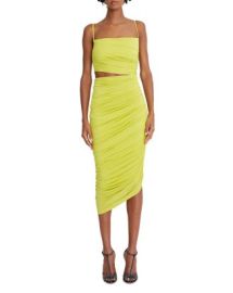 HALSTON Averie Jersey Draped Dress Bloomingdales at Bloomingdales