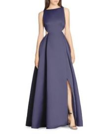 HALSTON HERITAGE Cutout Gown at Bloomingdales