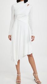 HALSTON Prisma Long Sleeve Jersey Dress at Shopbop