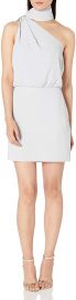 HALSTON Women s Scarf Neck Dress at Amazon