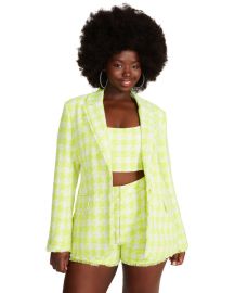 HARLOW Jacket Lime Women39s Tailored Blazer Steve Madden at Steve Madden